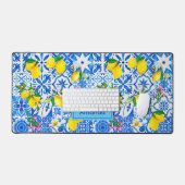 Eté bleu Sicilien Amalfi Méditerranée majolica (Clavier et souris)