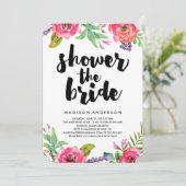 Été brillant | Invitation de douche nuptiale (Debout devant)