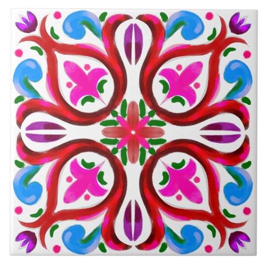 Été, Carreaux siciliens, majolica, céramique (Devant)