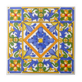 Été, Carreaux siciliens, majolica, Méditerranée (Devant)