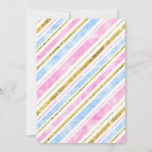 Été Crème glacée Popsicle Anniversaire Invitation (Dos)