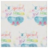 Été de tissu de patinage artistique (Fermer)