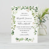 Eté | Faire-part de mariage aquarelle (Debout devant)