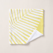 Été feuille tropicale monochromie (Gant de toilette)