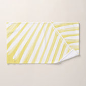 Été feuille tropicale monochromie (Serviette à main)