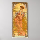 Ete ~ Foto van Alphonse Mucha Poster (Voorkant)