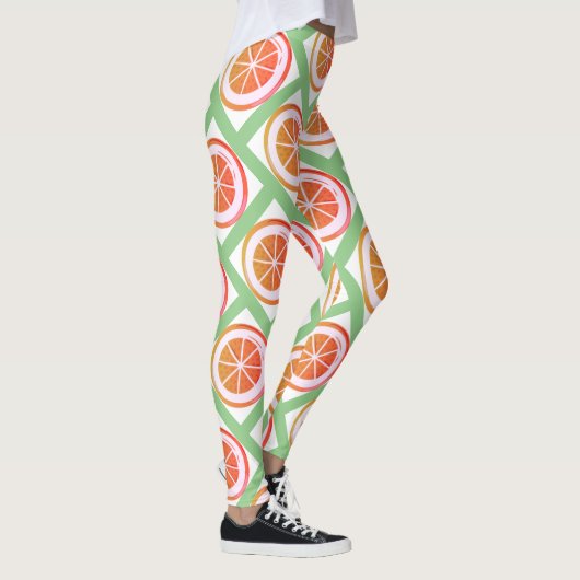 Été Fruits Design Leggings (Droite)