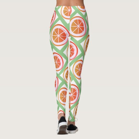 Été Fruits Design Leggings (Dos)