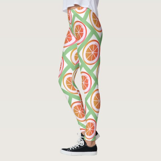 Été Fruits Design Leggings (Gauche)
