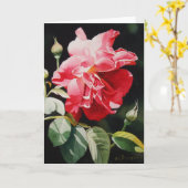 Été gambadant dans la carte de voeux de jardin (Fleur jaune)