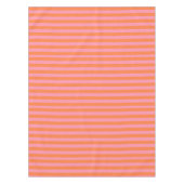 Eté Humeur Orange Lignes rose Nappe (Devant)