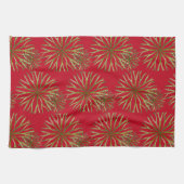 Été indien sur une serviette de cuisine (Horizontal)