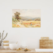 Été - Joseph Rubens Powell Poster d'art (Cuisine)