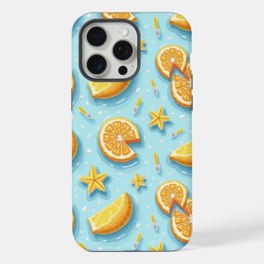 ÉTÉ LEMON iPHONE 15 PRO COQUE (Verso)