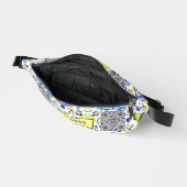 Été Majolique Sicilienne Bleu Jaune Floral Citrus (Ouvrir)
