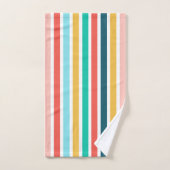 Été Moderne Grandes Verticales Colorées (Serviette à main)