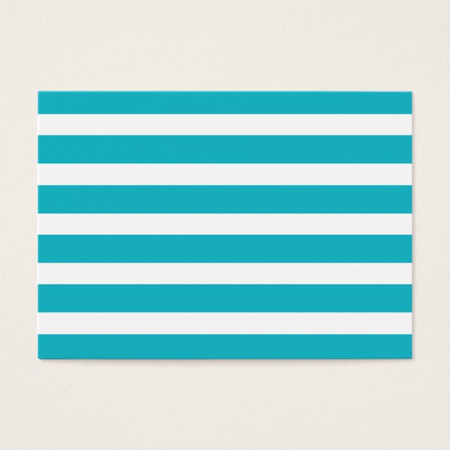 Été nautique à rayures turquoise et blanche (Devant)