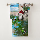 Été Noël bébé sur la plage répéter (En situation)