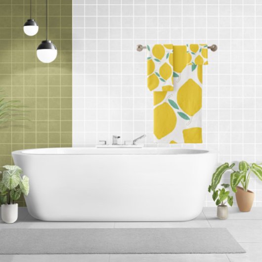 Été Nouveauté Citron-Motif imprimé