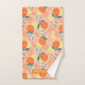 Été orange Orange (Serviette à main)