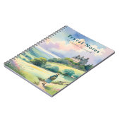 Été personnalisé en Ecosse Carnet de voyage - (Côté gauche)