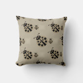 Eté Pierre Polka Dot Lady Bureaux Coussin (Recto)
