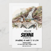 Eté Pique-nique en cascade vue Invitation (Devant / Derrière)