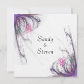 Été Simplicité Mariage Invitations (Dos)