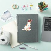 Été Sticker Vinyl Fox Terrier lisse (Couverture iPad)