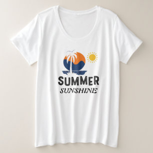 Été Sunshine Femme Grande Taille