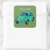 Été sur Green Hippie voiture mandala Sticker (Sac)