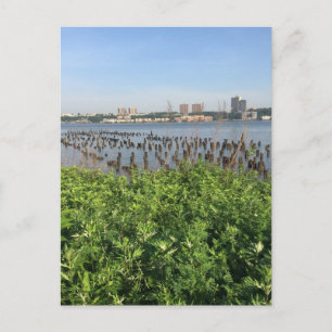 Été sur la carte postale Hudson NYC New York City