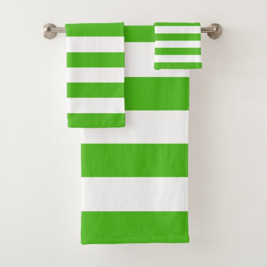 Été très tendance Kelly Green Stripes (En situation)