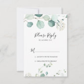 Été Vert Eucalyptus Feuillage RSVP (Devant)