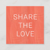 Été vibrant | Carte de fidélité (Devant)