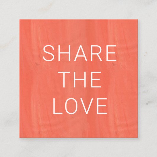 Été vibrant | Carte de fidélité (Devant)