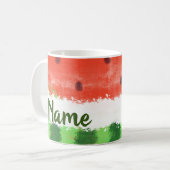 Eté Watermelon Design Café Mug Cup (Devant gauche)