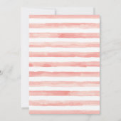 Été Watermelon Girl Baby shower Invitation (Dos)