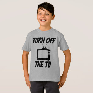 ÉTEINDRE LES T-SHIRTS DE LA TÉLÉVISION