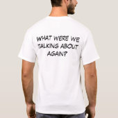 Éteins Sur Un T-Shirt Blanc Tangent (Dos)
