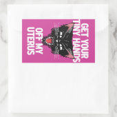 Éteins tes minuscules mains de mon autocollant Ute (Sac)