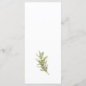 Eten & Drink Feestelijke Herfst Viering Thema Menu (Achterkant)