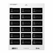 Eten, Drinken en getrouwd zijn Bruiloft Etiket (Full Sheet)