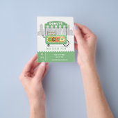 Eten in de voedselstraat flyer (Hand)