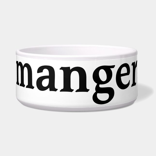 eten in het frans voerbakje (Voorkant)