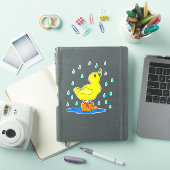 Eten in Rain Custom-Cut vinylsticker Sticker (iPad Cover)