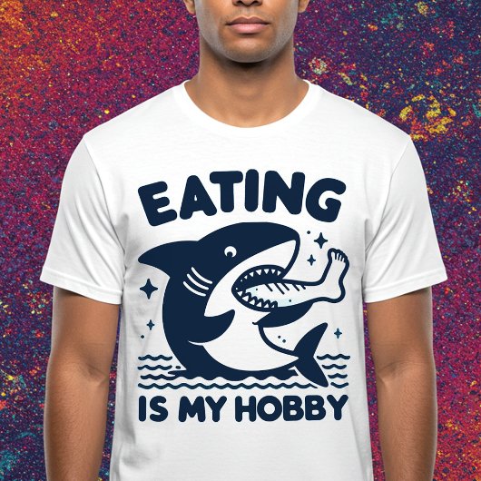 Eten is mijn hobby t-shirt