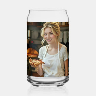 Eten Pizza Foto Personaliseren Aanpassen  Blikvorm Glas