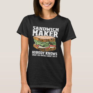 Eten sandwich maken me een Sammich sandwich M T-shirt