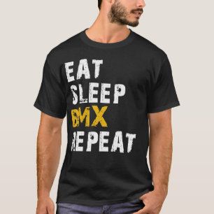 Eten slaap BMX T-shirt